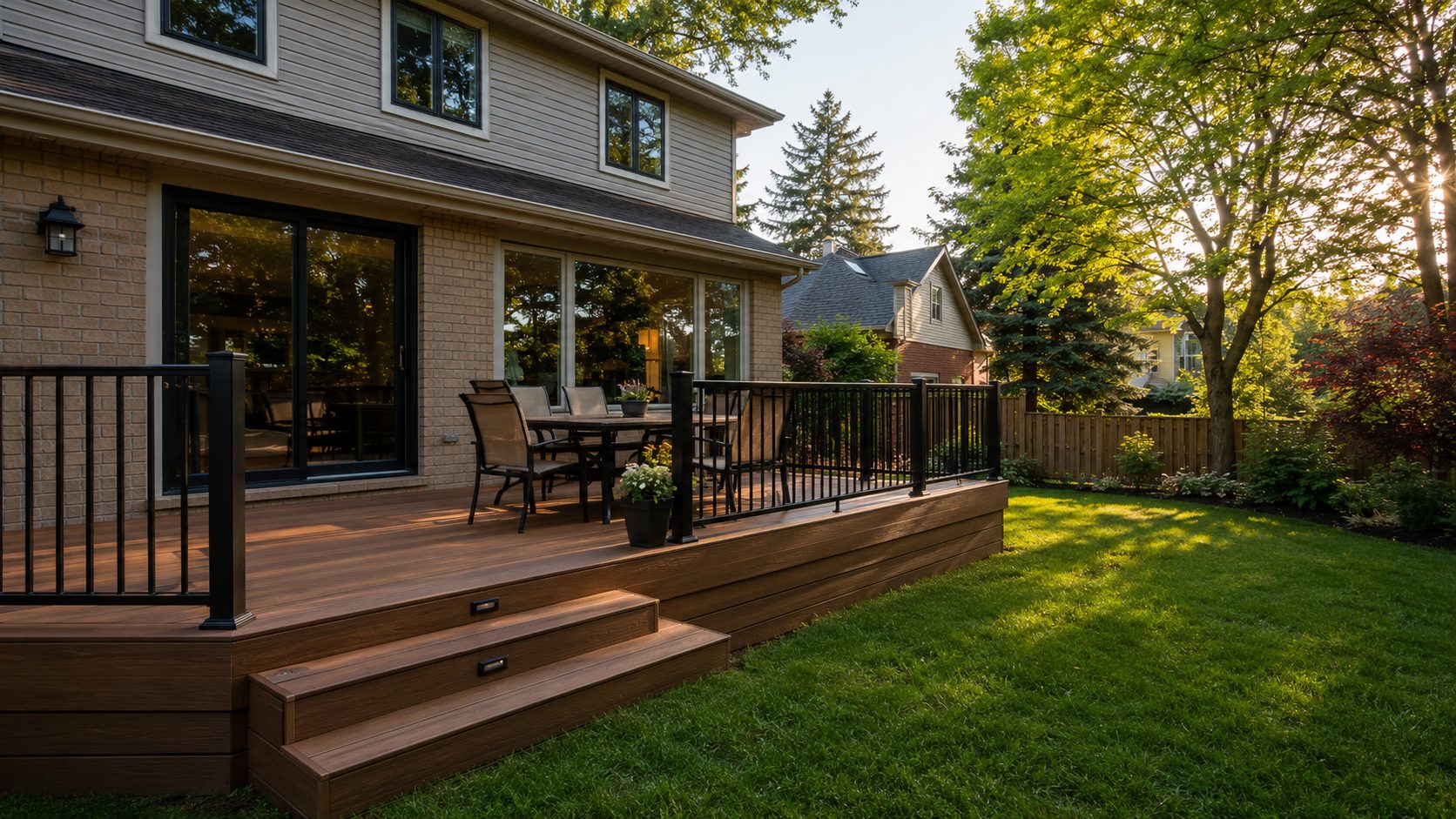 Composite Decking in Barrie & Simcoe County by Golden Maple Landscaping