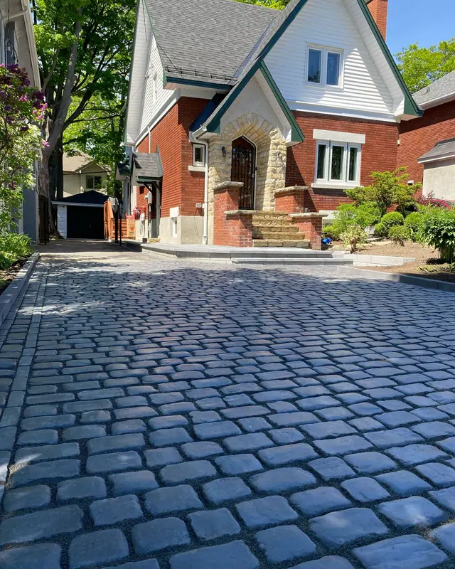 Interlocking Stone Patio in Barrie ON